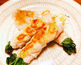 【簡単おつまみ】かいわれの豚肉巻き作り方4写真