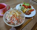 超簡単！カニカマ丼作り方4写真