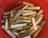ひら天と新牛蒡と水菜の煮物作り方2写真
