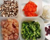 犬用*コロコロ鶏胸肉の雑炊作り方2写真