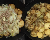 豚挽き肉とじゃがいものスパイス炒め作り方4写真