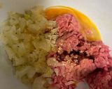 肉バーガー〜自家製サウザンドレッシング♪作り方2写真