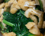 定番の小松菜と薄揚げの炊いたん作り方9写真