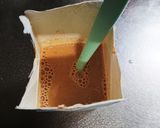 牛乳ﾊﾟｯｸ材料3つ簡単カラメルプリン作り方7写真