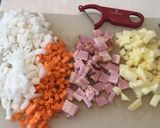 クラムチャウダー☆あさりと牛乳と野菜で♡作り方2写真