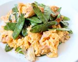 下茹で不要【かに玉と絹さやの炒め物】作り方6写真