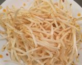 お皿レンジだけ！もやしのナムル風作り方2写真