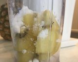 ダルゴナキウイ☆ダルゴナコーヒーアレンジ作り方1写真