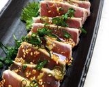 マグロのたたき　和風わさびソース作り方4写真