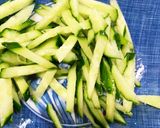 インスタントラーメン長芋で簡単冷やし中華作り方11写真