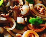 ご飯止まらんーっ❤️新玉牛肉こってり炒め作り方5写真
