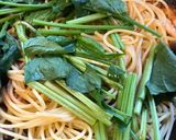 きのことチーズのミートソースパスタ　作り方5写真