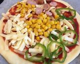 子どもと作るかんたんピザ作り方7写真