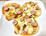 ピザ　簡単　餃子の皮　フライパン作り方5写真