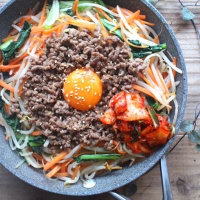 ビビンバ Mフライパン1つで！簡単ビビンバ by ＊misacoro＊ 【クックパッド