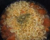 トマト卵麺　袋麺アレンジ作り方3写真