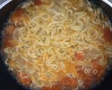 トマト卵麺　袋麺アレンジ作り方4写真