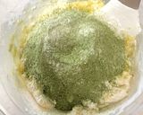 抹茶ミルクのケーキドーナツ作り方3写真