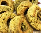 抹茶ミルクのケーキドーナツ作り方7写真