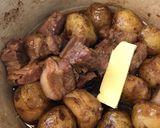 オイスターソースで甘辛じゃが角煮作り方4写真