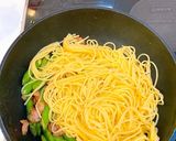 絶対美味い！アスパラとベーコンのパスタ！作り方6写真