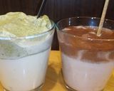 ダルゴナラテ♪ココアいちご抹茶作り方8写真