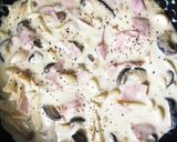 椎茸・しめじ・エリンギとハムのクリーム煮作り方7写真