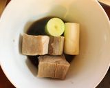 マグロの旨味漬でつくる葱鮪鍋作り方5写真
