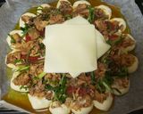 さば味噌缶で！手捏ねピザ作り方10写真