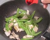 さやえんどうと豚肉のバターソテー作り方3写真