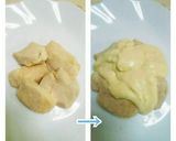 簡単！鶏胸肉のレンジ蒸し豆腐ソース作り方7写真