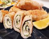 ささみのチーズと大葉のくるくる焼き♪作り方6写真