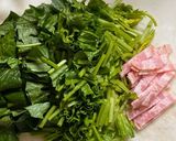 ほうれん草のチーズトースト作り方1写真