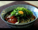 簡単比率！マグロ醤油漬け丼しらす入り！作り方7写真