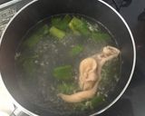 塩と砂糖でサラダチキン☆出汁は卵スープに作り方3写真