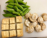 スナップエンドウと厚揚げの中華炒め作り方1写真