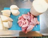 簡単！鶏もも肉とダイコンの煮物作り方3写真
