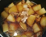 簡単！鶏もも肉とダイコンの煮物作り方8写真