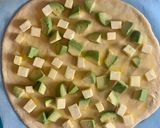アボカドとチーズのピザ作り方3写真