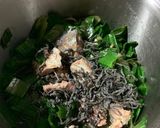 葉玉ねぎとサバ缶の塩こぶ和え作り方3写真