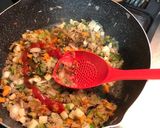 キーマカレー冷蔵庫の残り物でドライカレー作り方2写真