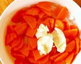 ニンジンのポタージュ、お豆腐も入れて作り方4写真
