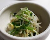 簡単☆豆もやしと水菜の柚子胡椒和え作り方2写真