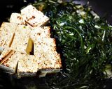 切り昆布と焼き豆腐の中華風炊き合わせ作り方4写真