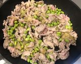 ご飯に合う☆枝豆とザーサイと豚肉の炒め煮作り方4写真