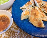 豚肉と大葉のたたみ餃子作り方4写真