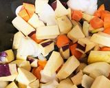 さつまいも入り煮込みハンバーグ作り方2写真