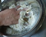 中力小麦粉、塩、水で手打ちうどん！！作り方6写真