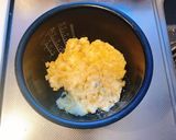 炊飯器でもっちりチョコバナナケーキ作り方1写真