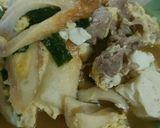 豚肉と豆腐、ちくわの卵閉じ作り方4写真